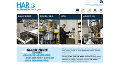 Desktop Screenshot of haradhesive.com